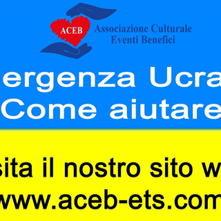 Camporosso: l'associazione Aceb scende in campo per una raccolta straordinaria per il popolo ucraino