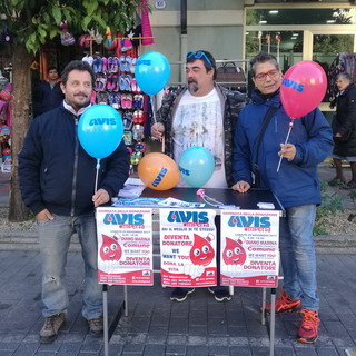 Diano Marina: sabato prossimo una giornata di donazione di sangue in corso Roma di fronte al Comune