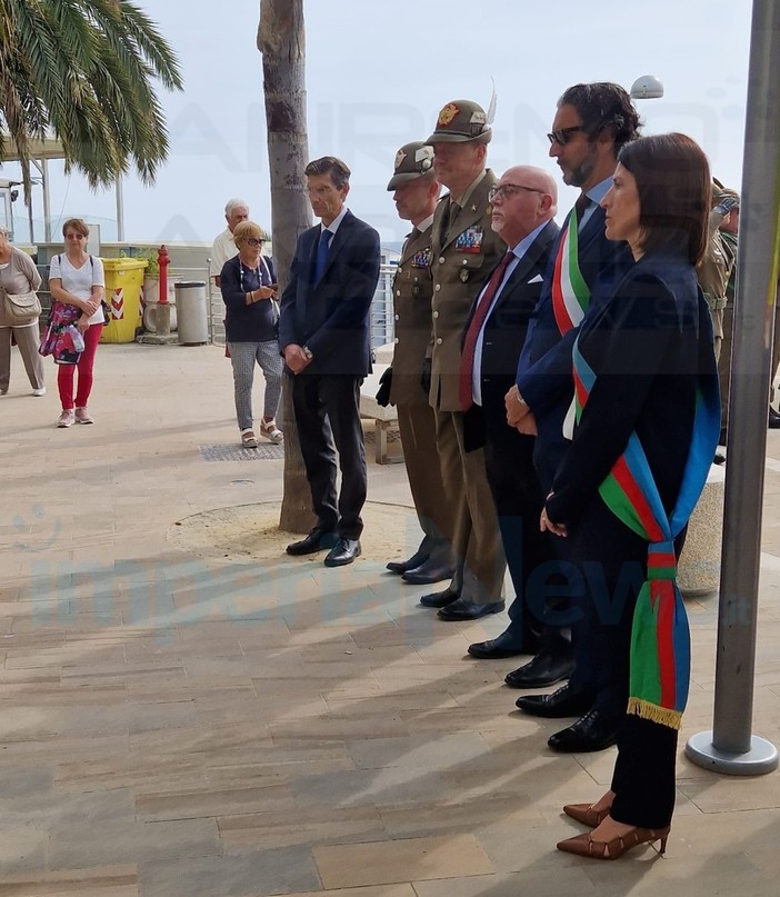 Arma di Taggia: questa mattina la cerimonia per l'11° anniversari dalla morte di Tiziano Chierotti (Foto)