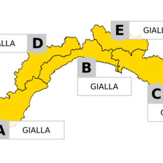 Maltempo in arrivo sulla nostra provincia: emanata dall'Arpal l'allerta gialla per temporali