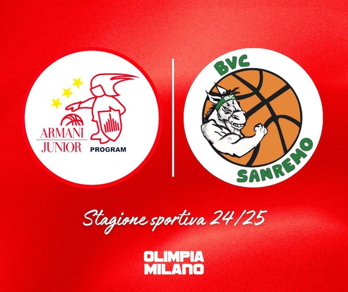 Il  BVC Sanremo Basket approda al prestigioso Armani Junior Program