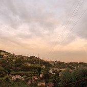 Sanremo: splendido arcobaleno nella serata della città dei fiori (Foto)