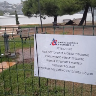 Sanremo: area cani di via Scoglio ripulita e disinfestata, i ringraziamenti di un frequentatore