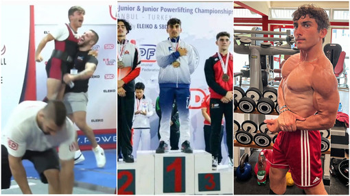 Riva Ligure: Alessandro Pastorello campione del mondo sub-junior di Powerlifting
