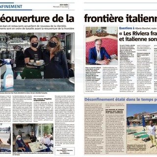 Nice Matin a Sanremo per preparare il 'ritorno' dei francesi e per un'intervista al Sindaco Alberto Biancheri