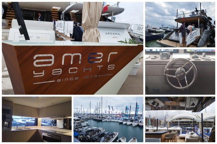 I cinquant'anni di Amer Yachts con due novità assolute al Salone Nautico Internazionale di Genova (Foto e Video)