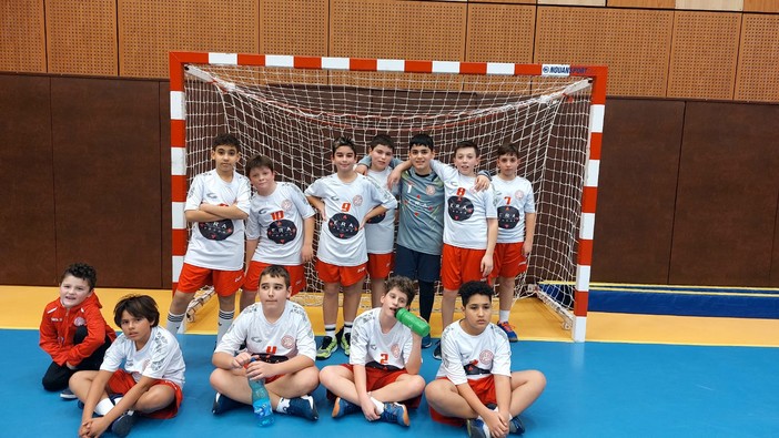 Pallamano, i ragazzi dell'under 13 dell'Abc Bordighera perdono a Monaco (Foto)