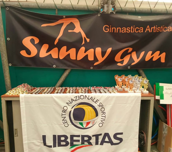 Vallecrosia, pioggia di medaglie per gli atleti dell'Asd Sunny Gym Ginnastica Artistica