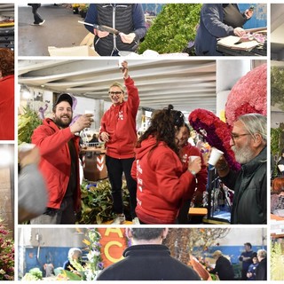 Sanremo: ultime ore di fatica per l'allestimento dei carri che domani saranno i protagonisti del corso fiorito (Foto e Video)