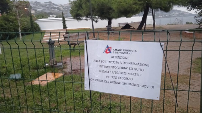 Sanremo: area cani di via Scoglio ripulita e disinfestata, i ringraziamenti di un frequentatore