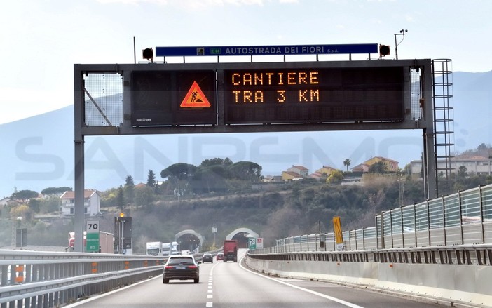 Viabilità: i cantieri della prossima settimana sulla A10 (Savona-Ventimiglia) e sulla A6 (Torino-Savona)