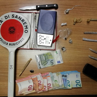 Sanremo: servizio antidroga della Municipale, spacciatore italiano denunciato. Vendeva hashish