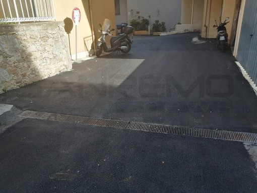 Sanremo: proseguono i lavori in città, asfalti e segnaletica orizzontale. Oggi nuovi interventi (Foto)