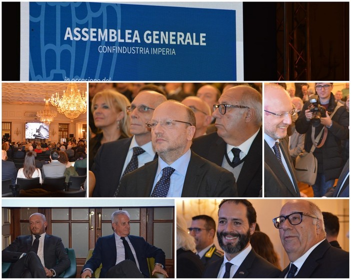 Sanremo: assemblea provinciale di Confindustria, Boccia &quot;Critici sulla Manovra, così si decelera la crescita&quot; (Foto e Video)