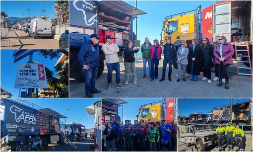 L'Africa Eco Race sbarca sulla Riviera ligure: rombano i motori a Bordighera, Vallecrosia e Camporosso (Foto e video)