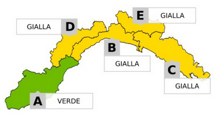 Allerta meteo verde (nessuna criticità) sulla nostra provincia per domani: domenica le piogge potrebbero essere più intense