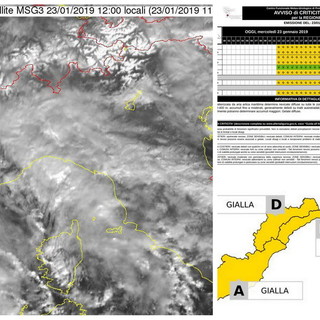 Maltempo sulla Liguria: allungata fino alle 6 di domani l'allerta per neve, per ora solo qualche fiocco in montagna