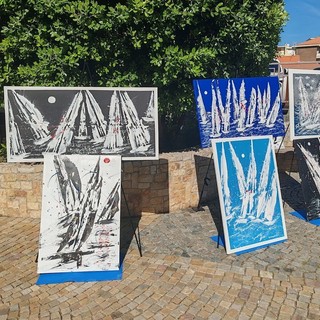 'Barche a vela in giardino' di Alberto Bomba in mostra a Bordighera