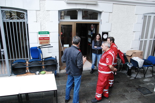 Sanremo: proseguono i lavori del Comune per riparare i danni ai locali allagati della Croce Rossa