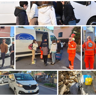 Imperia: arrivati dopo 26 ore di viaggio i quattro rifugiati dall'Ucraina trasportati dalla Croce Verde Intemelia (Foto e Video)