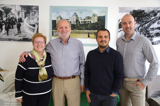 Da sinistra Anna Bregliano, Daniele Cimiotti, Giacomo De Vai e Fabiano Boeri