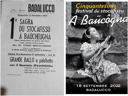 Badalucco: dal 17 al 18 settembre il 50° Festival dello Stoccafisso, il ritorno dopo due anni di stop
