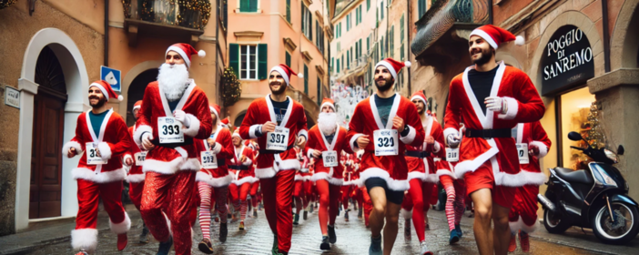 L'evento natalizio a Sanremo: tutto pronto per la &quot;Babbo Natale Run&quot; e la &quot;Family Run&quot; a Poggio