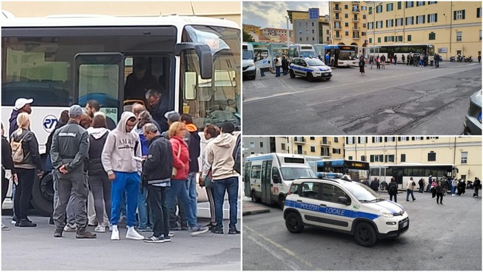 Polizia Provinciale a caccia di chi non paga il biglietto sugli autobus RT: questa mattina un blitz ad Imperia (Foto)