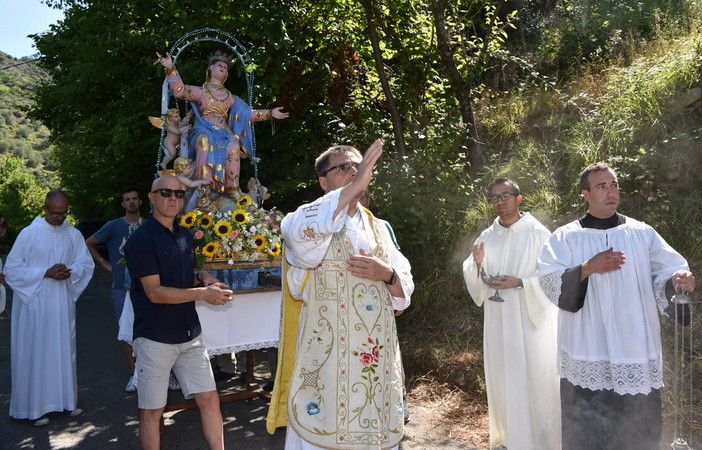 Bajardo: nel Santuario di Berzi il 15 agosto, festeggiata la Solennità dell'Assunta (foto