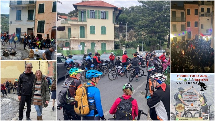 Vallebona, grande successo per la prima edizione del Bike Tour della Befana (Foto)