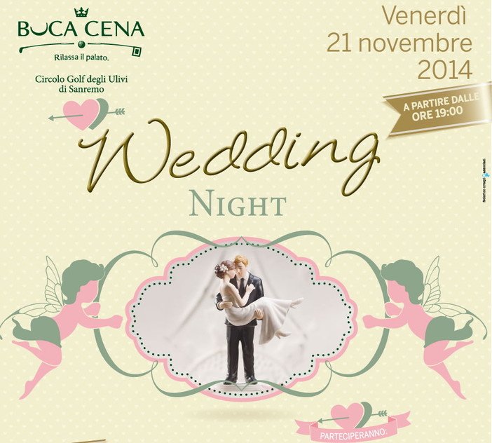 Sanremo: 'Buca Cena Wedding Night', offerte, sconti e promozioni, in esclusiva ai partecipanti