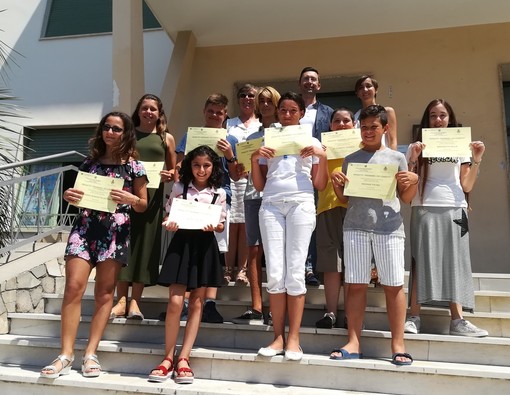 I nove studenti premiati