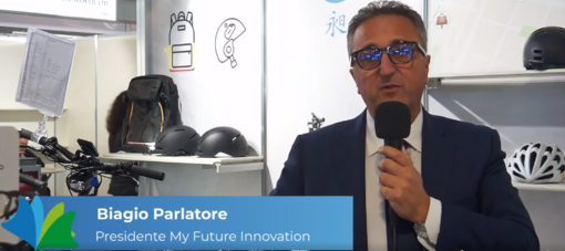 Biagio Parlatore, Presidente di My Future Innovation, porta un pò di Imperia a EICMA 2023 (Video)