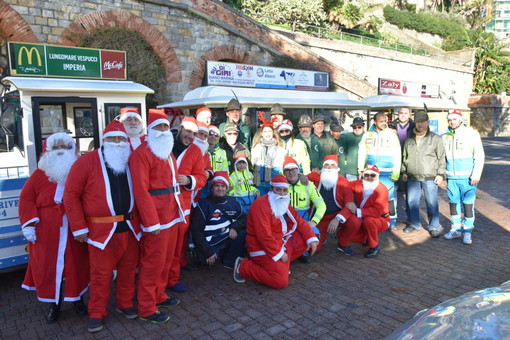 Ottimo successo per la prima edizione del 'Babbo Natale Express' ieri nell'estremo ponente (Foto)