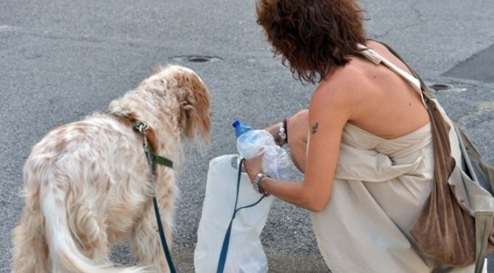 Bordighera: ok della Giunta, da oggi i proprietari dei cani dovranno avere l'acqua per pulire le deiezioni degli amici a 4 zampe