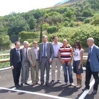 Soldano: visita questa mattina del presidente della Regione Burlando ai cantieri Rio-Nerussi-Cian. Le foto