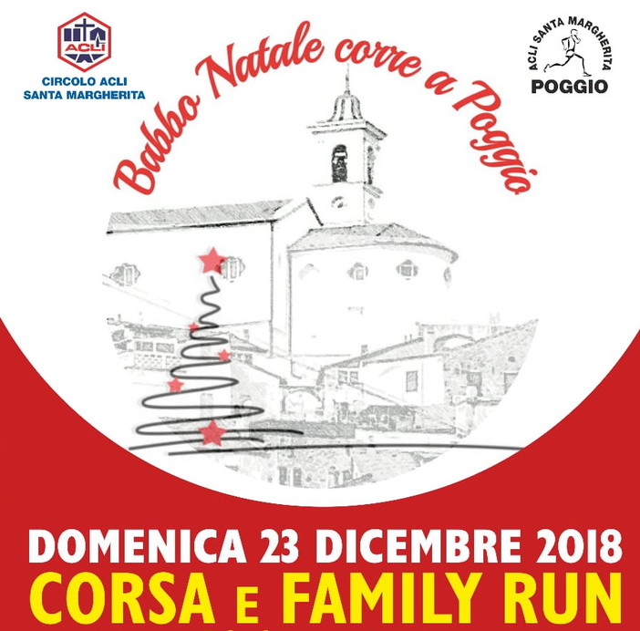 Sanremo: torna domenica prossima con la terza edizione ‘Babbo Natale corre a Poggio’