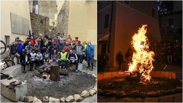 Epifania, grande festa a Vallebona con il Bike tour della Befana e 'Al fuoco la Befanina' (Foto)