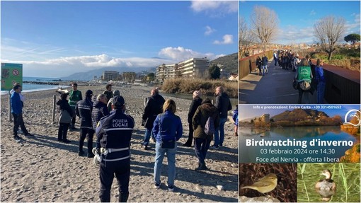 Un successo il ‘Birdwatching d’inverno’ all'Oasi del Nervia tra Camporosso e Ventimiglia (Foto)