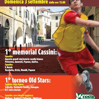 Taggia: domenica pomeriggio torna il “balun” con il 1° Memorial “Cassini” e il 1° Torneo Old Stars