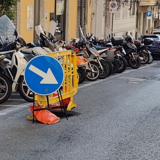 Sanremo: lavori di asfaltatura nel centro della città e non solo, sarà coperta la 'buca' di via XX Settembre