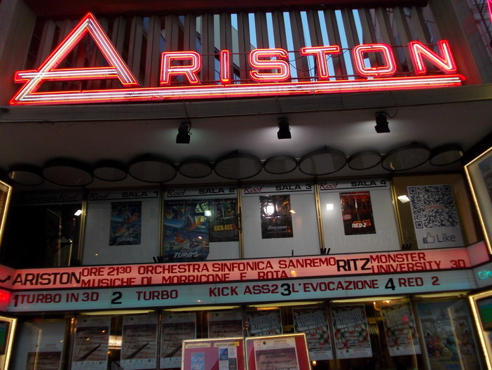 Sanremo: pomeriggio dedicato al cinema domani all'Ariston per l'Università delle Tre Età