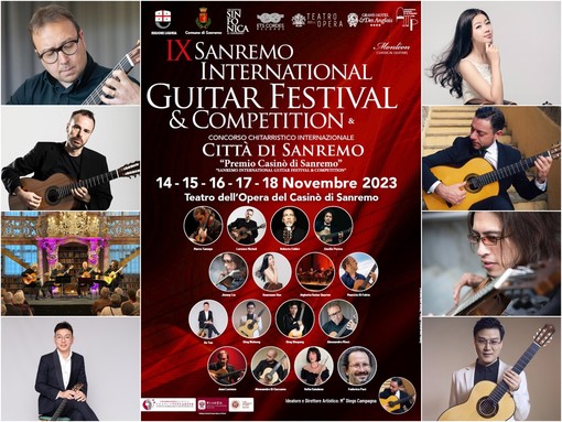A Sanremo ritorna il Festival Chitarristico Internazionale: tutto pronto per la 9ª edizione