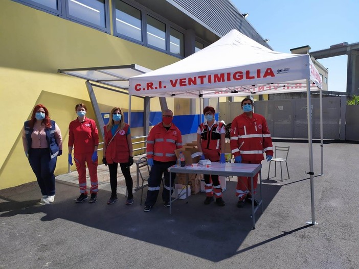 Ventimiglia: la Croce Rossa ringrazia l'MD di Camporosso per gli aiuti nella raccolta di generi alimentari