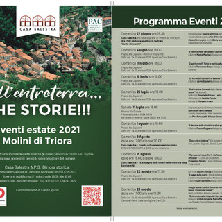 Molini di Triora: da domenica al 29 agosto, un'estate di frizzante cultura con gli eventi a Casa Balestra