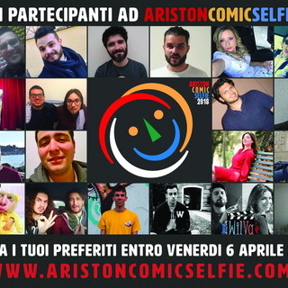 Ariston Comic Selfie 2018: fino a venerdì si vota per la prima fase dello spettacolo del web