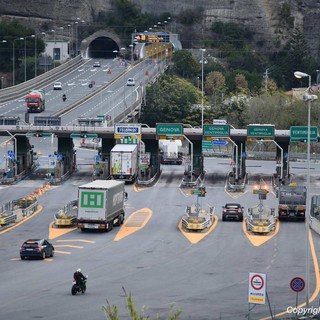 La barriera autostradale di Ventimiglia