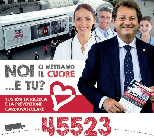 Fino al 18 febbraio la campagna nazionale di sensibilizzazione e raccolta fondi 'Per il Tuo cuore'