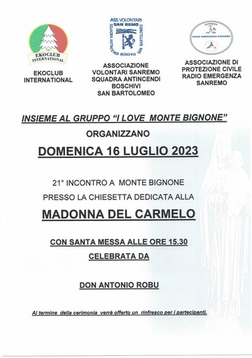 Sanremo, riapre la piccola chiesetta di Monte Bignone
