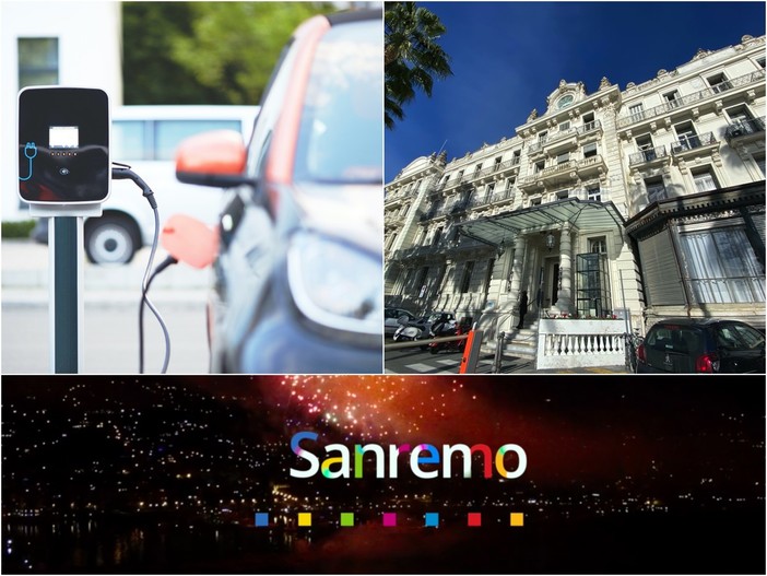 Sanremo apre alla mobilità elettrica: manifestazione di interesse per almeno sette postazioni di ricarica auto, biciclette e smartphone